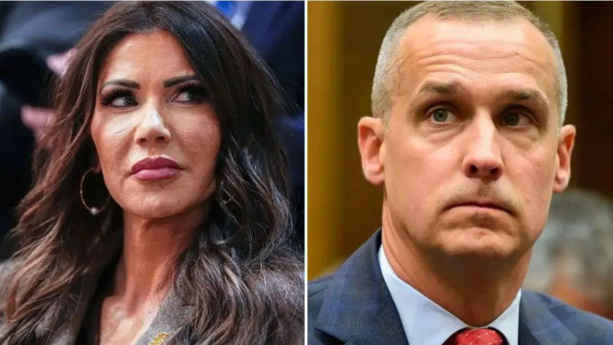 Photo of Kristi Noem and Corey Lewandowski 