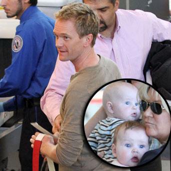 PHOTOS: Neil Patrick Harris Arrives To Loving Family At LAX