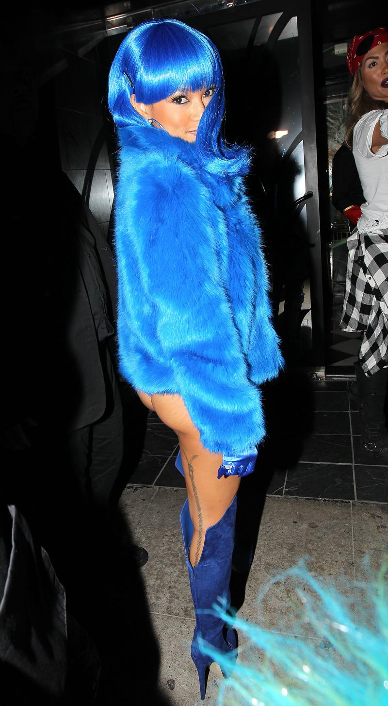 Karrueche Tran Unveils Racy Rear-View Halloween Costume