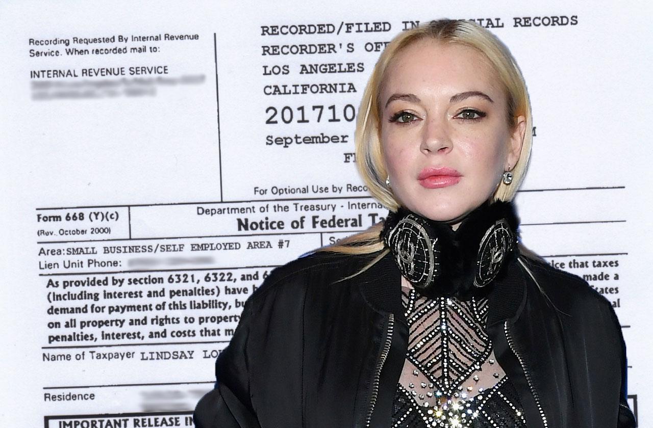 //lindsay lohan tax lien pp