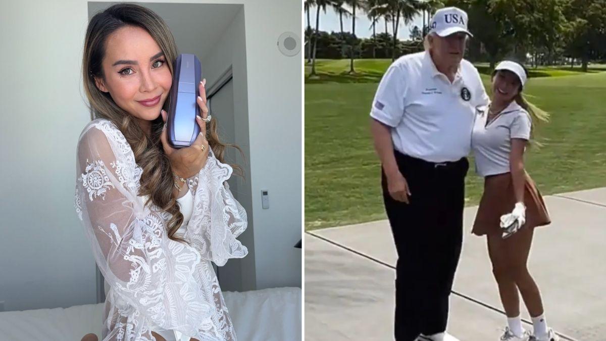 Photo of Nina Coates, Donald Trump