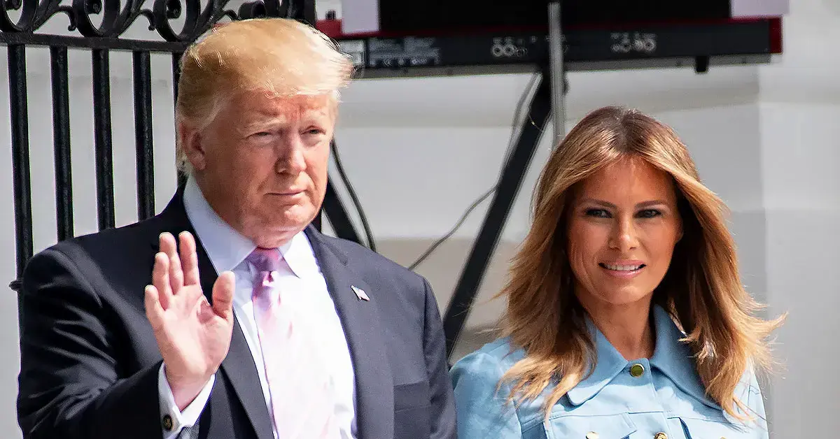 Melania Trump Looks Ice-Cold Ahead Of Donald's Expected Indictment