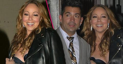 //Mariah Carey Engaged Drunk Dress Cleavage pp
