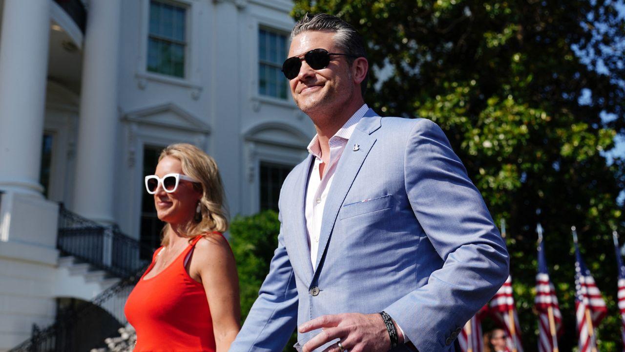 Photo of Jennifer Rauchet, Pete Hegseth