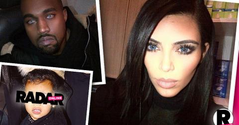 Kim Kardashian Posts Photoshopped North West Instragram