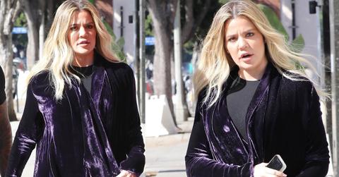 //khloe kardashian baby bump pregnant hiding belly pp