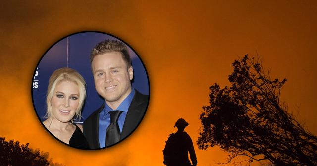 Mandeville Canyon Fire Threatens Celeb Homes Spencer Heidi