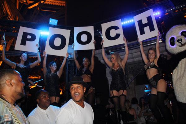 //Pooch Hall in VIP Booth with Chateau Girls