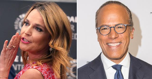 savannah guthrie snubbed lester holt nbc party