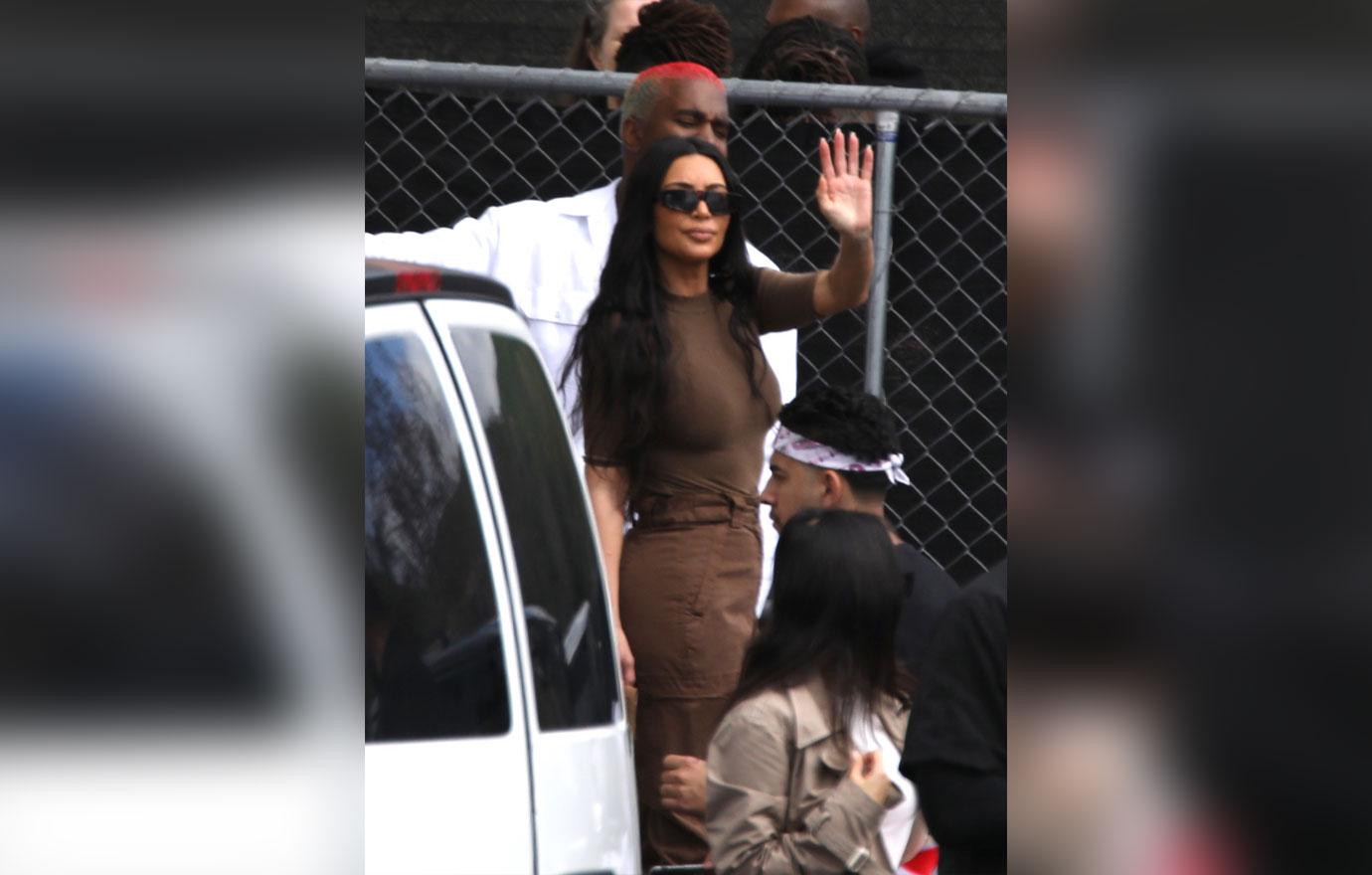 Kardashians Leave Kanye West's Church Gathering Amid Khloe Drama