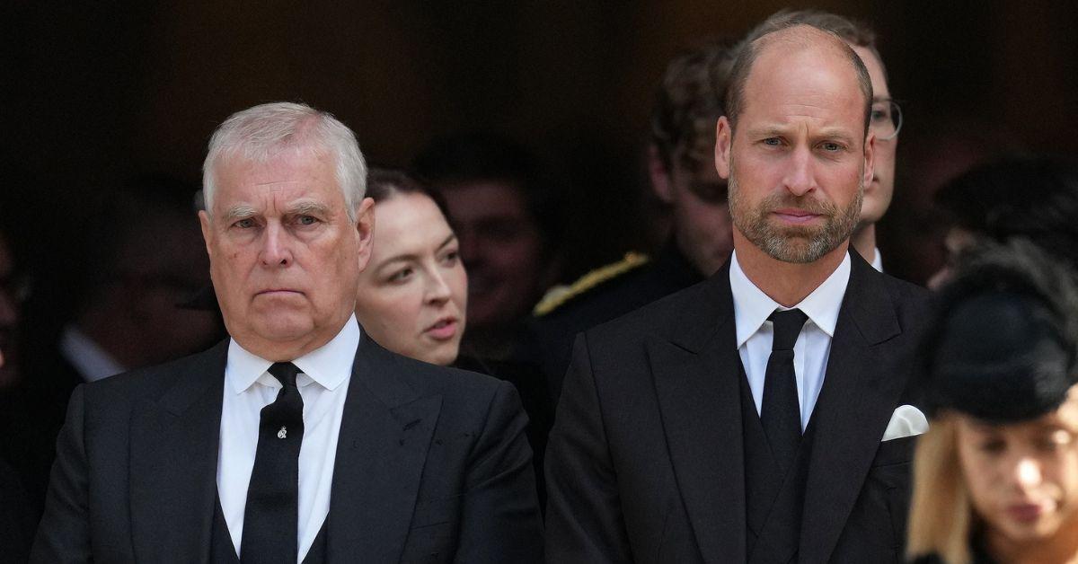 Viral footage showed William refusing eye contact with Andrew at the Duchess of Kent’s funeral.