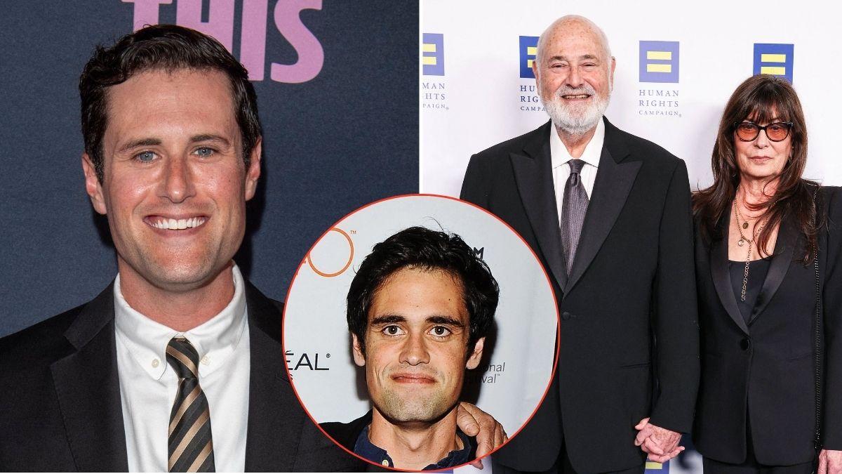 picture of Jake Reiner, Nick Reiner, Rob Reiner and Michele Singer