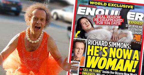 //richard simmons transition male female surgery pp