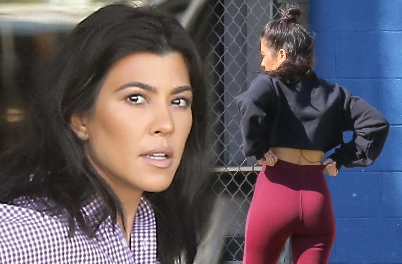 kourtney kardashian butt lift saggy surgery