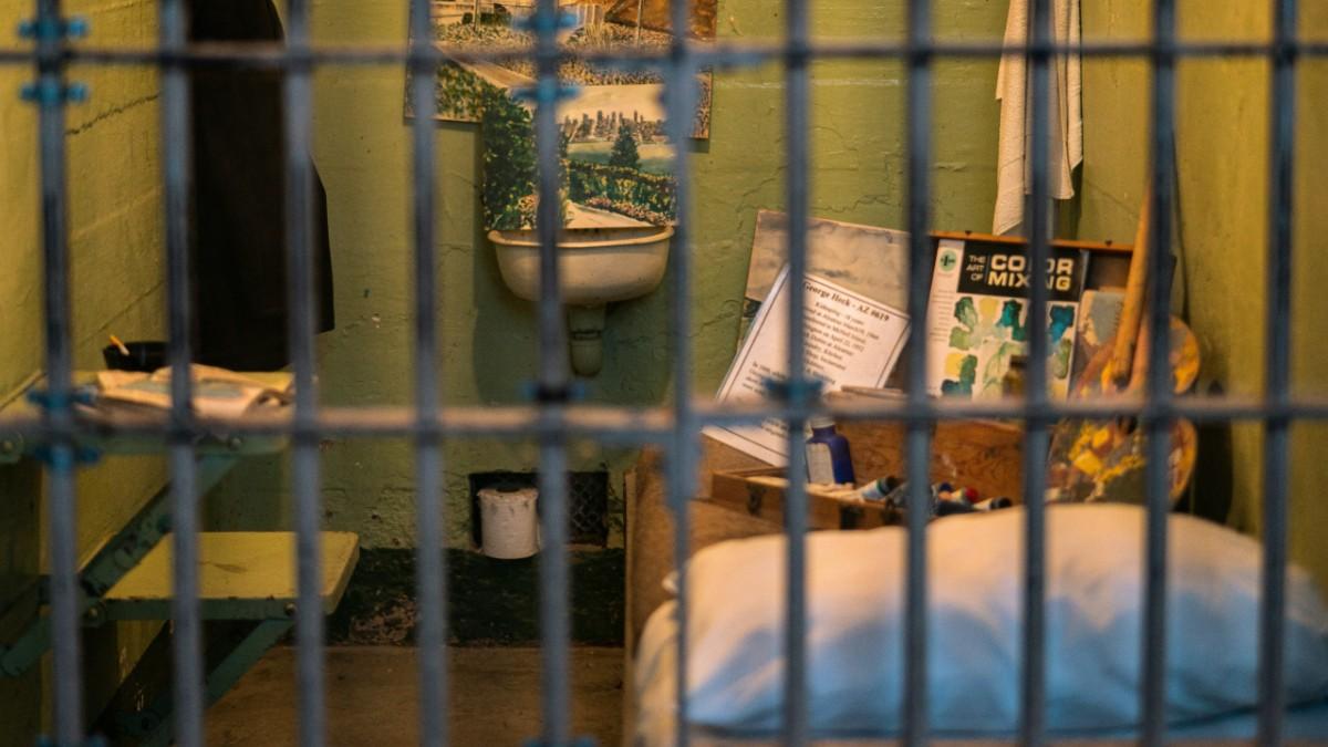 Photo of a jail cell