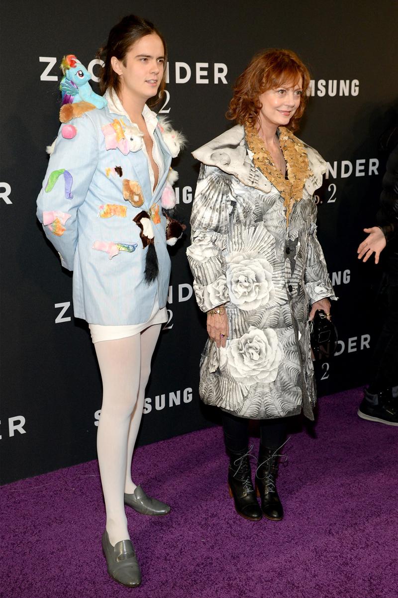 Susan Sarandon Son Skirt Zoolander 2 Premiere