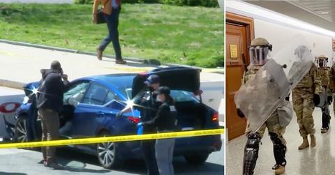 capitol hill lockdown one person shot gunfire rf