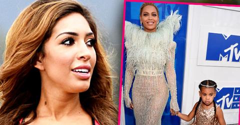farrah abraham slams beyonce daughter backlash