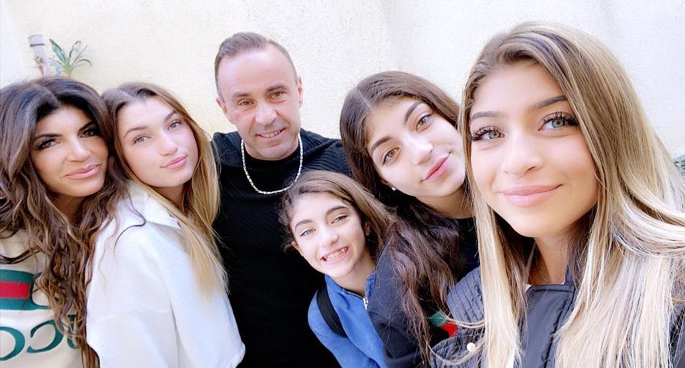 Joe Giudice and Tersea Giudice With Their Daughters In Italy