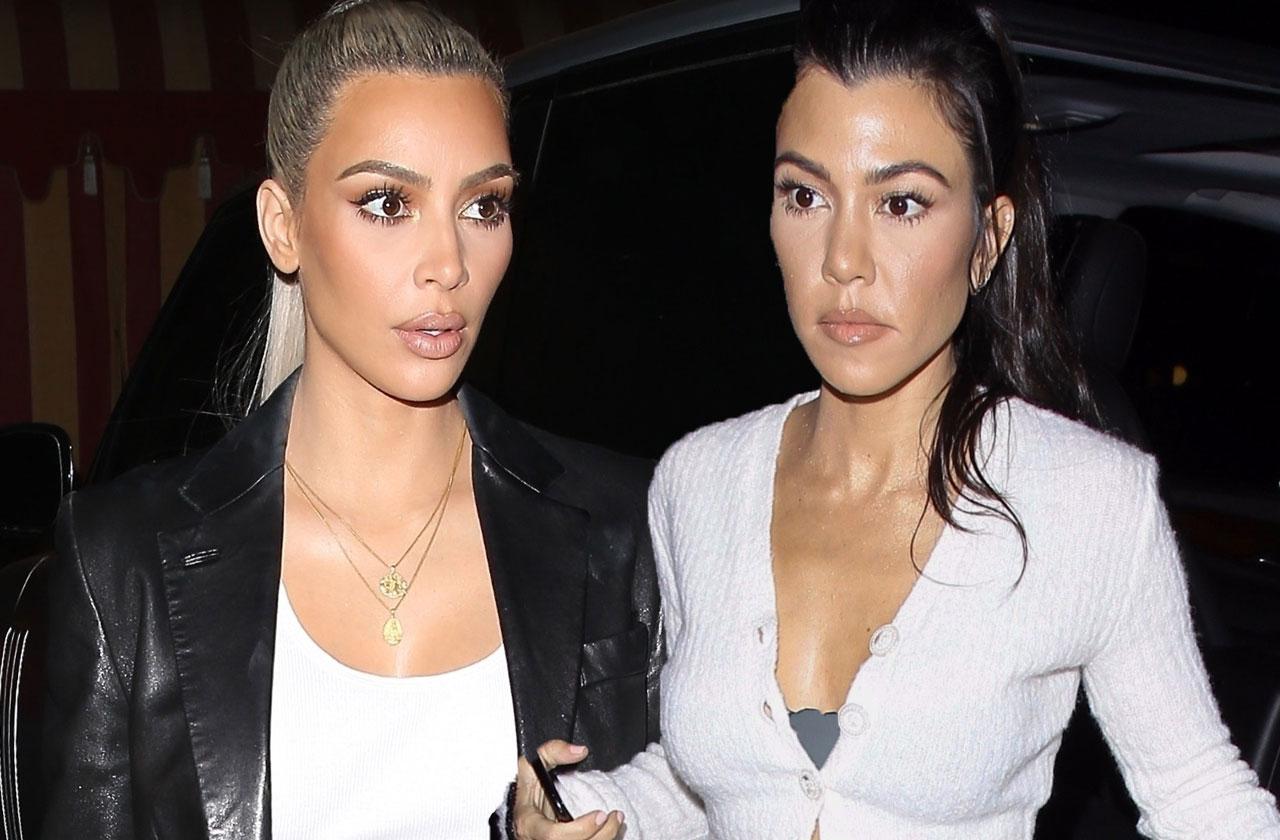 //kim kardashian entourage feud kourtney kardashian pp