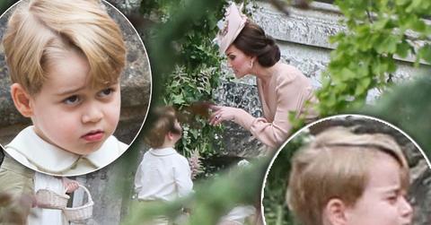 Pippa Middleton Wedding George Crying Kate Pics