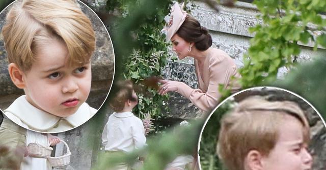 Pippa Middleton Wedding George Crying Kate Pics