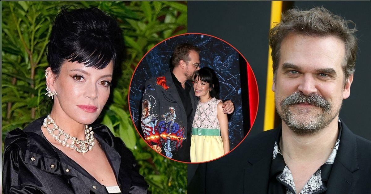 Phot of Lily Allen and David Harbour