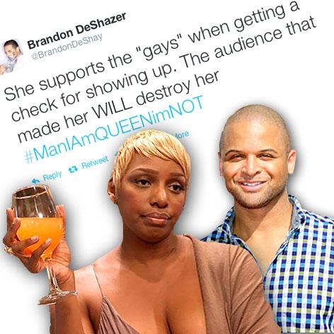 //brandon deshazer slams nene leakes square