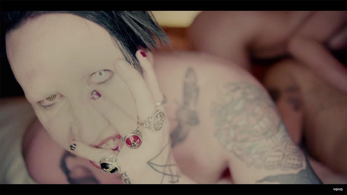 Johnny Depp Marilyn Manson Music Video Orgy