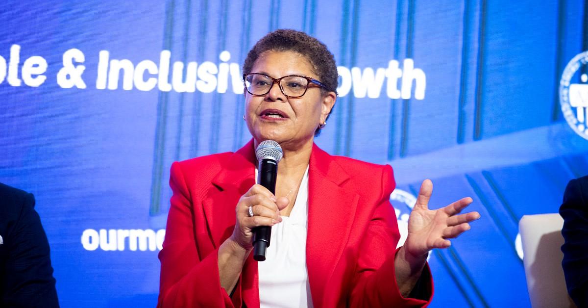 la mayor karen bass faces backlash lala