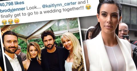 Brody Jenner Disses Kim Kardashian On Instagram