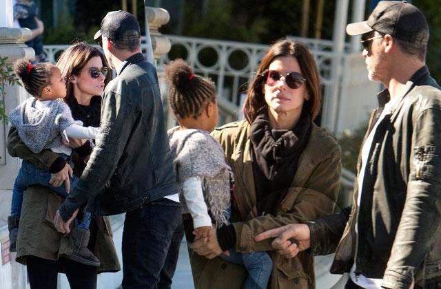 Sandra Bullock Daughter Laila Bryan Randall Wedding Hold