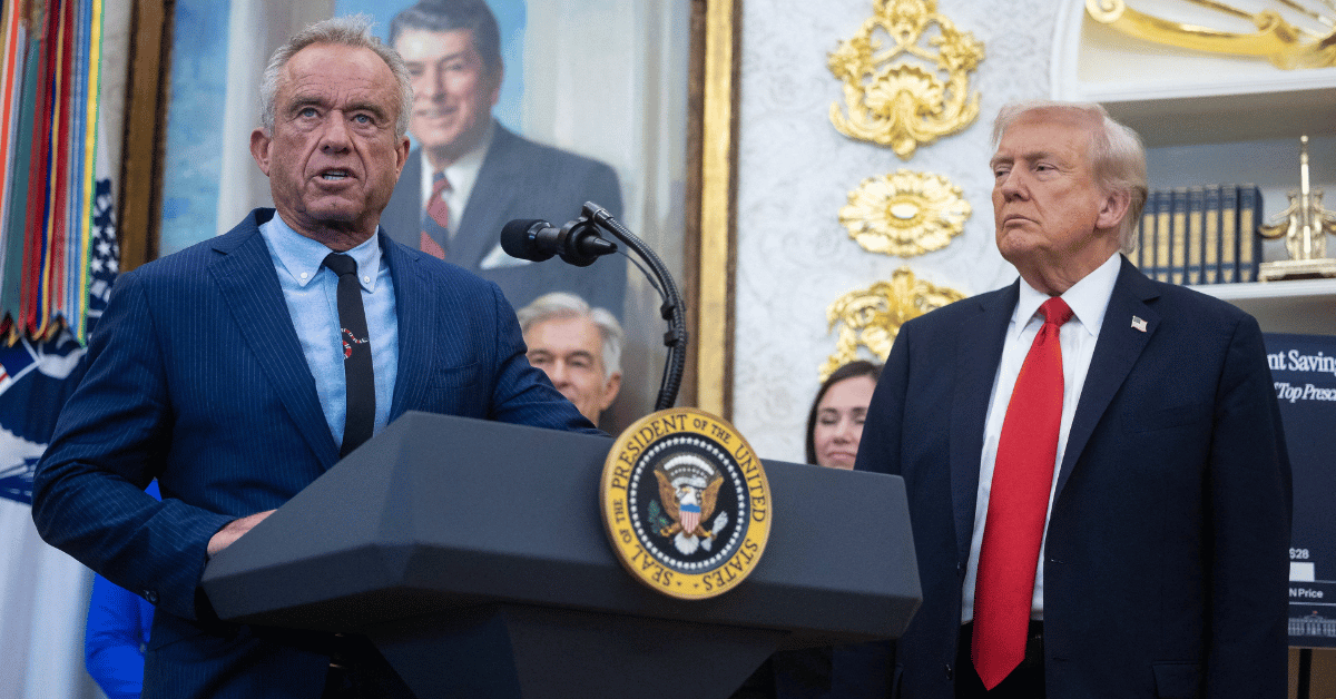 Photo of Robert F. Kennedy Jr. and Donald Trump