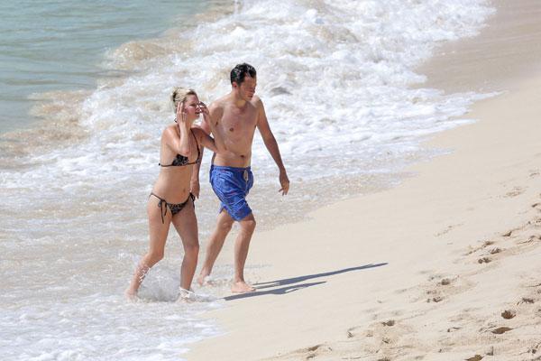 Nicky Hilton & James Rothschild Caribbean Beach Photos​