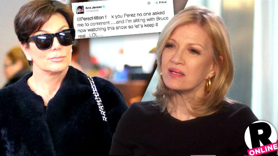 Kris Jenner Diane Sawyer Feud