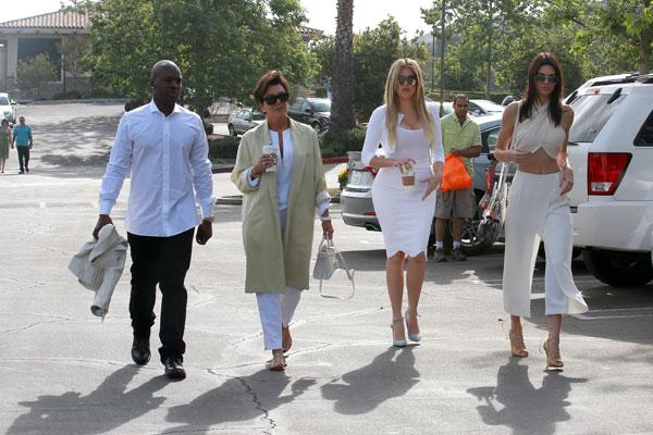 Kardashian Family Attends Church For Easter Sunday