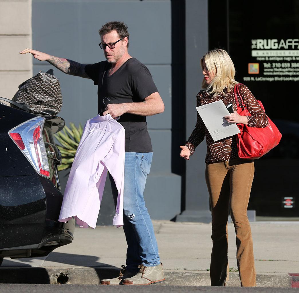 Tori Spelling Broke Dean McDermott Goyard Luggage