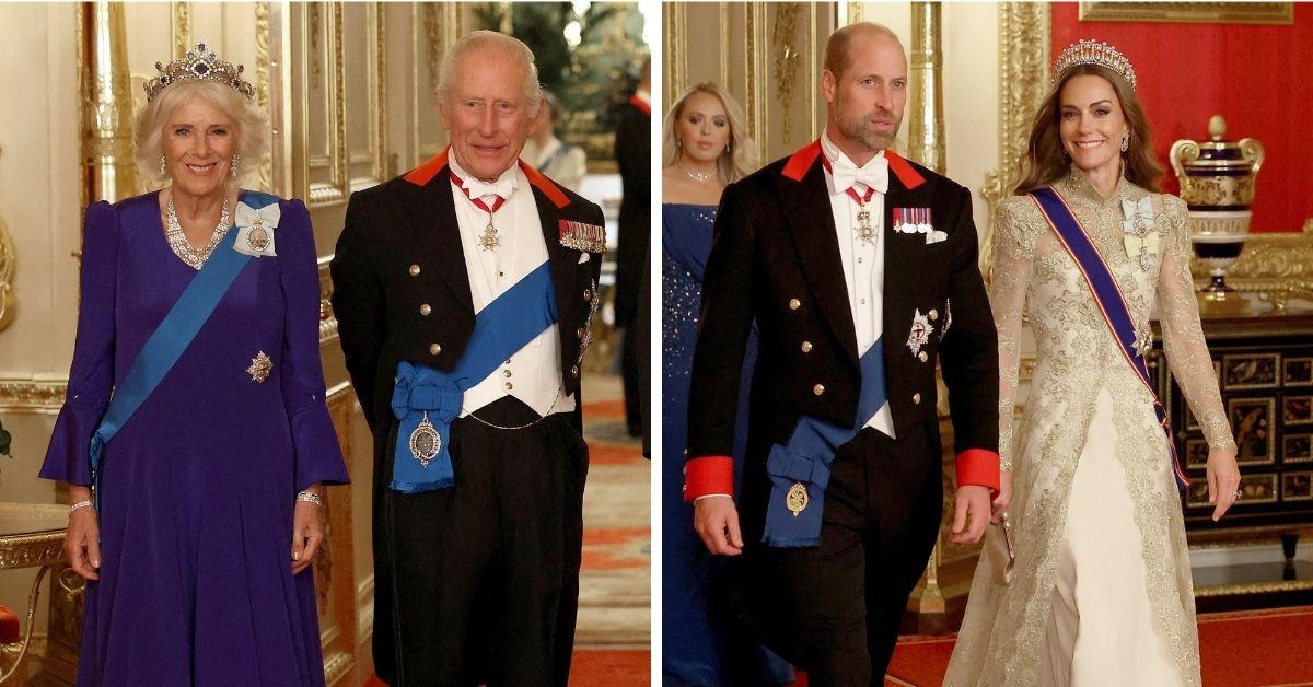Photo of King Charles, Queen Camiila, Prince William and Kate Middleton