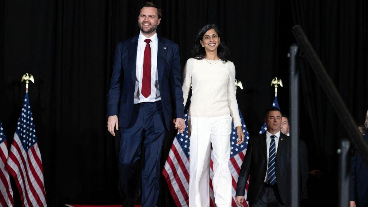 Photo of JD and Usha Vance