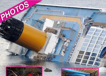 //costa concordia ship sink photos