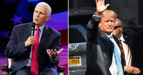 former vp mike pence backlash critics trump showdown presidential race pp