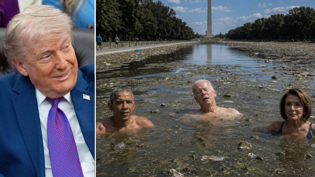 Photo of Donald Trump, Barack Obama and Joe Biden, Nancy Pelosi 