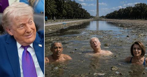 Photo of Donald Trump, Barack Obama and Joe Biden, Nancy Pelosi