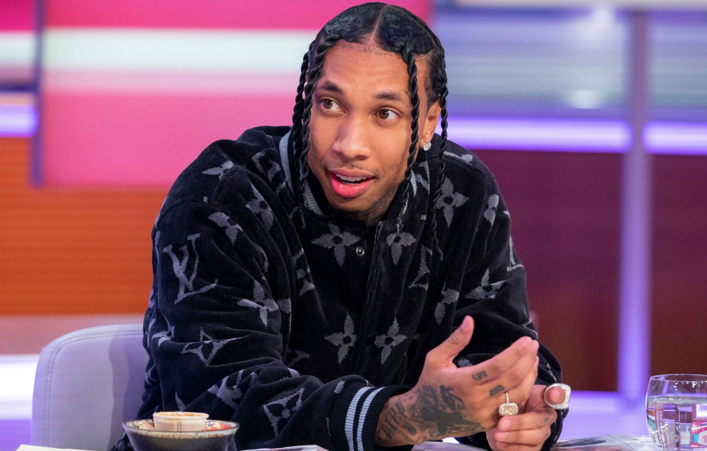 Tyga at the 'Good Morning Britain' TV show