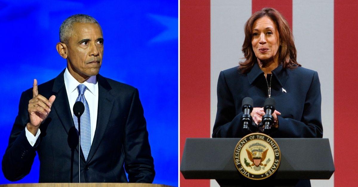 photo of Barack Obama and Kamala Harris