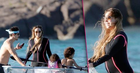Mariah Carey Bryan Tanaka St Barth Vacation Kids