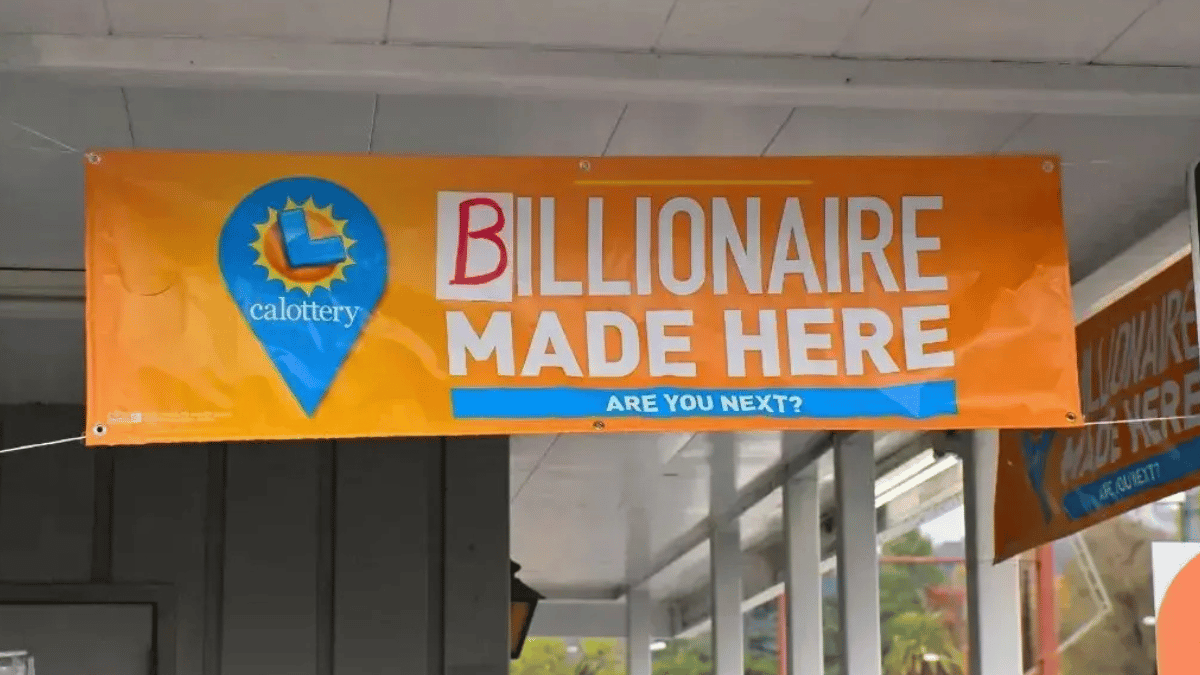 Photo of California Lottery poster