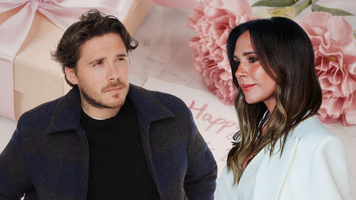 Photo of Brooklyn and Victoria Beckham