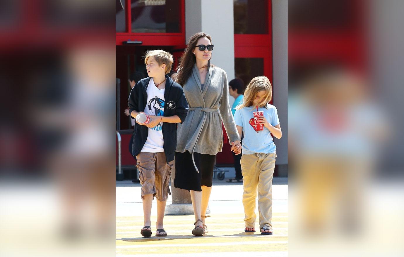 Angelina Jolie Made a Family Trip to Target High Fashion