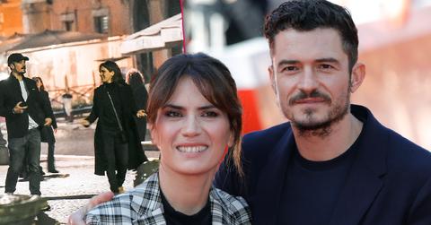 Orlando Bloom Cosies Up To Italian Actress In Rome